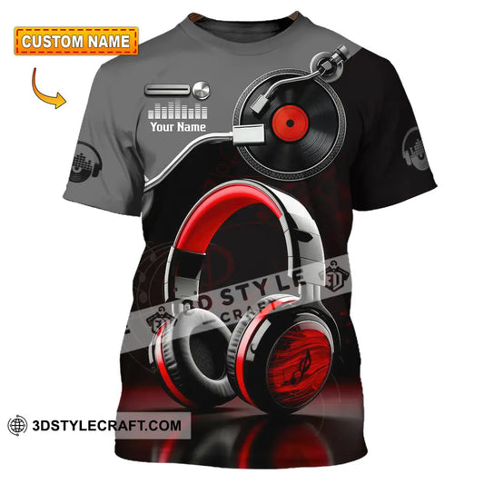 Unisex Shirt - Custom Disc Jockey 3D Shirt T-shirt