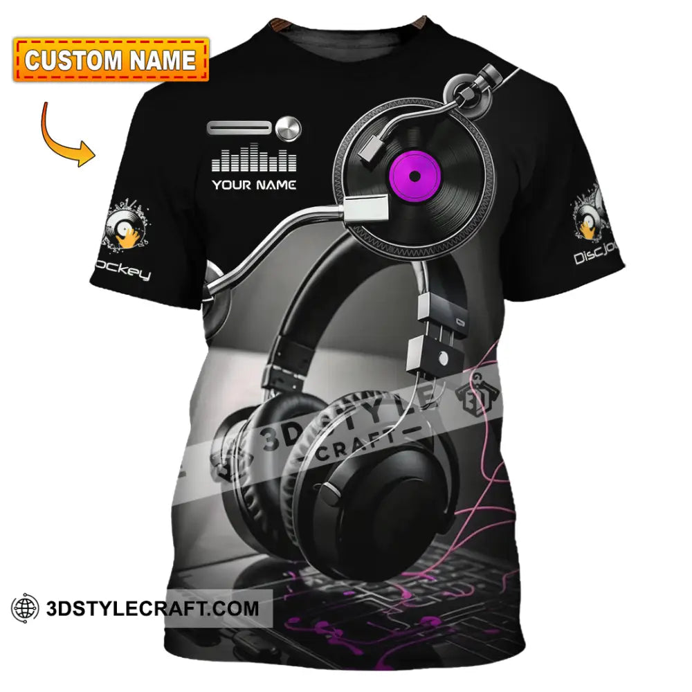 Unisex Shirt - Custom Disc Jockey 3D Shirt T-shirt
