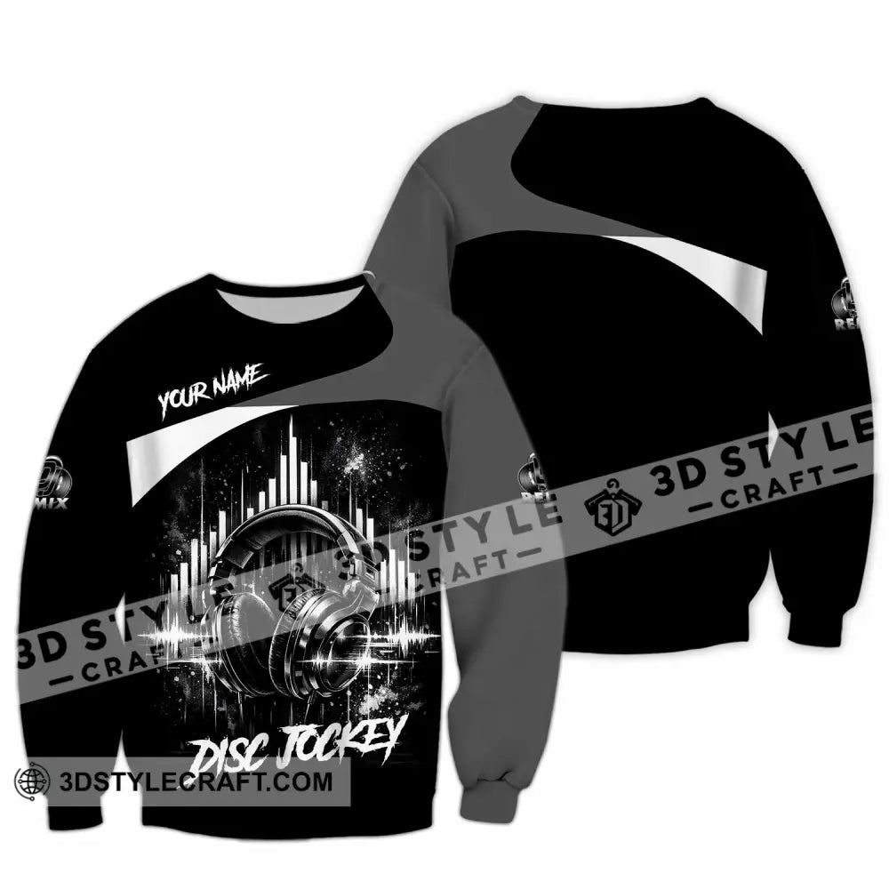 Unisex Shirt - Custom Disc Jockey 3D Shirt - T-shirt