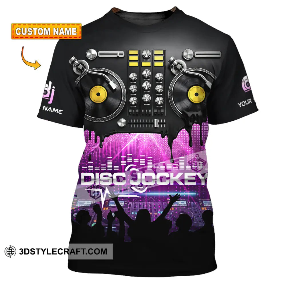 Unisex Shirt - Custom Disc Jockey 3D Shirt T-shirt