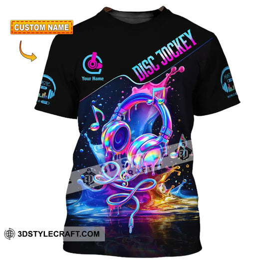 Unisex Shirt - Custom Disc Jockey 3D Shirt T-shirt