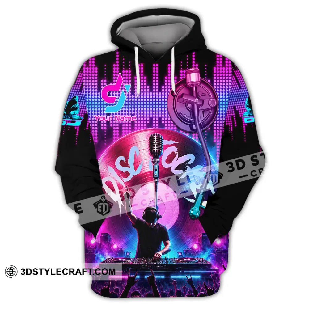 Unisex Shirt - Custom Disc Jockey Shirt - Hoodie / S - T-shirt