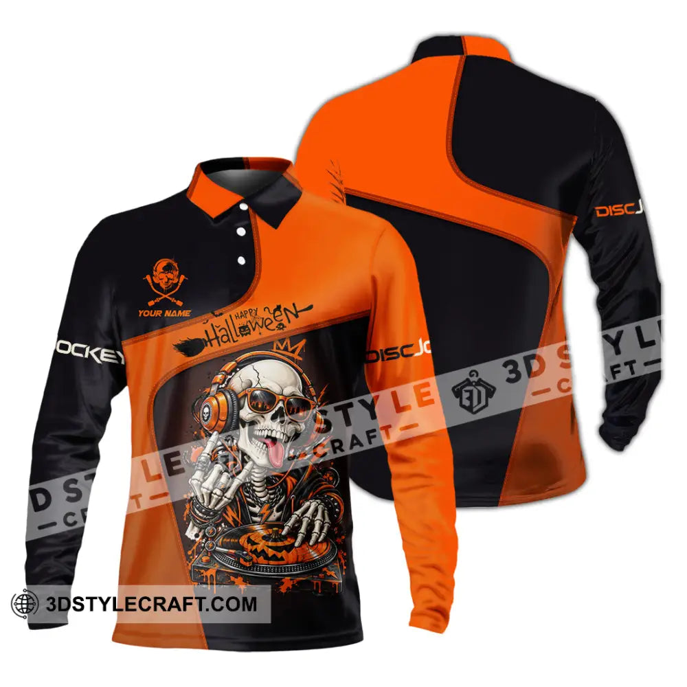 Unisex Shirt - Custom Disc Jockey Shirt - Long Sleeve Polo / S - T-shirt
