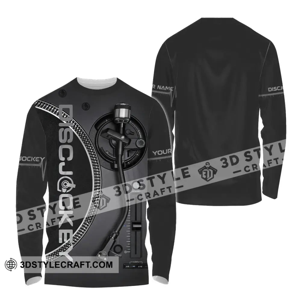 Unisex Shirt - Custom Disc Jockey Shirt - Long Sleeve Shirt / S - T-shirt