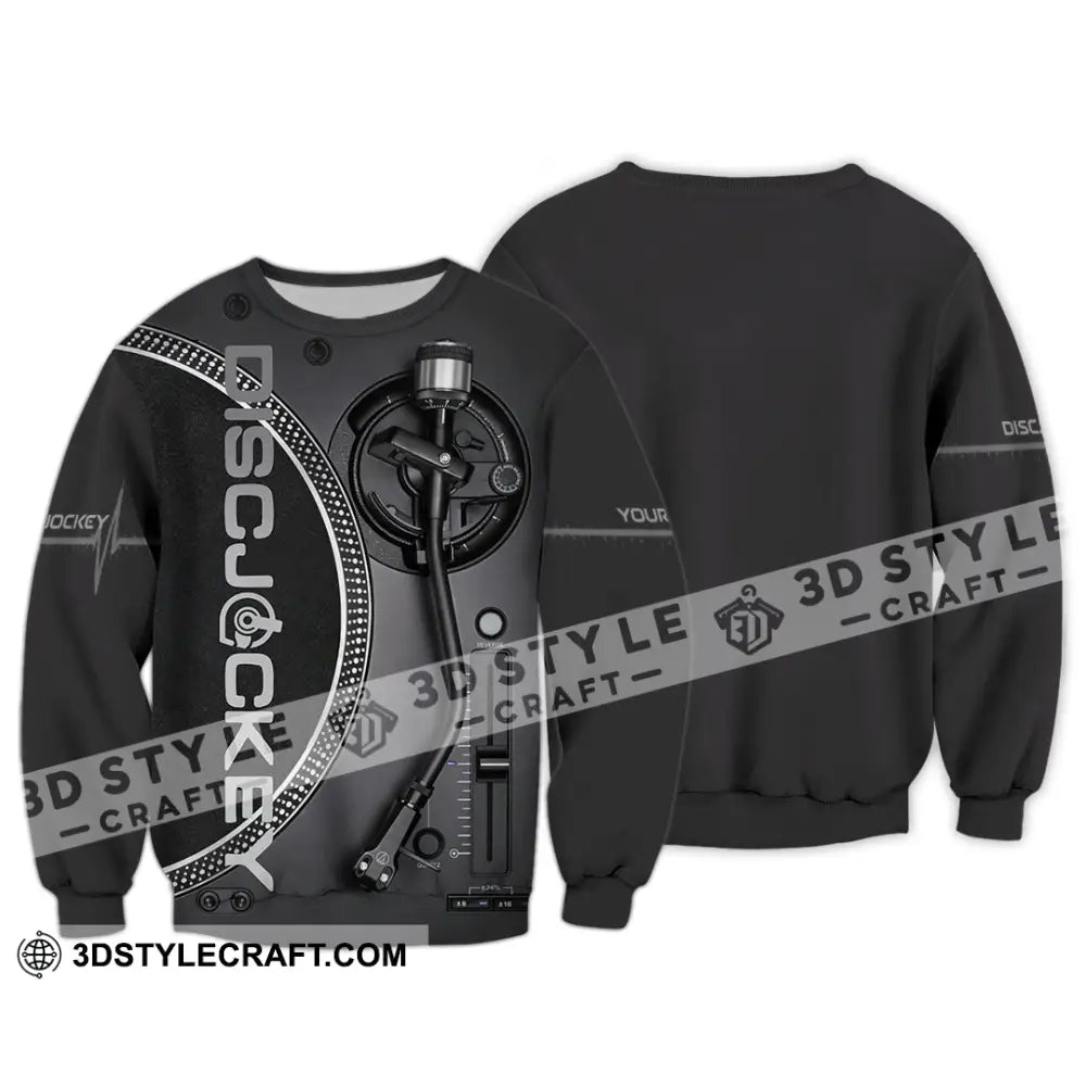 Unisex Shirt - Custom Disc Jockey Shirt - Long Sleeve / S - T-shirt