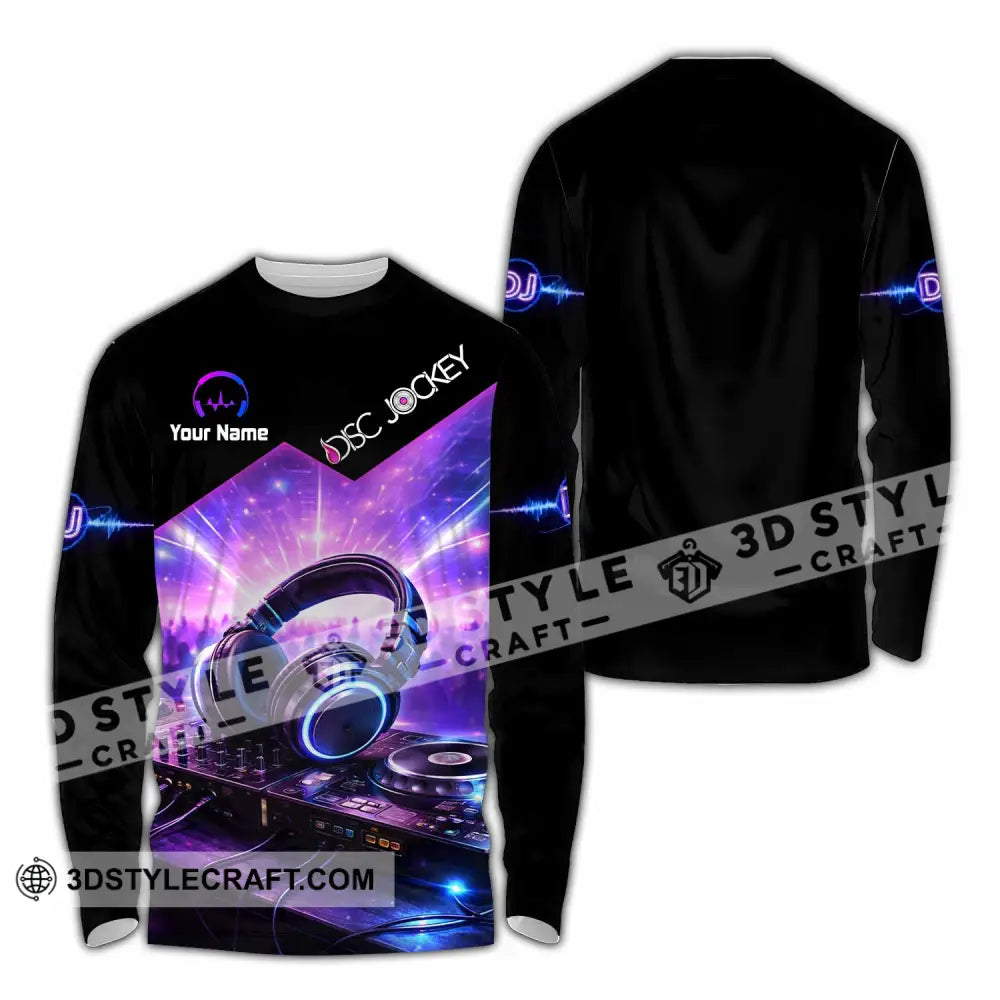 Unisex Shirt - Custom Disc Jockey Shirt - Long Sleeve Shirt / S - T-shirt