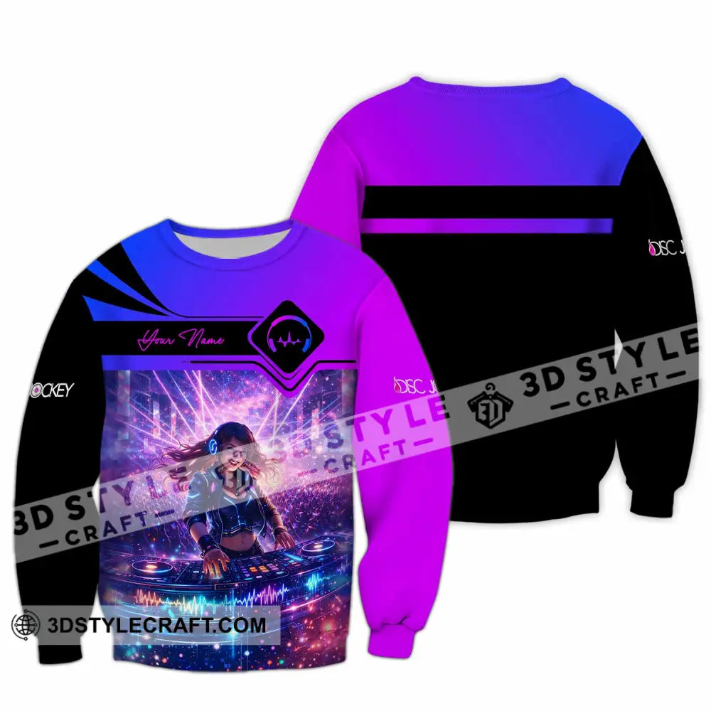 Unisex Shirt - Custom Disc Jockey Shirt - Long Sleeve / S - T-shirt