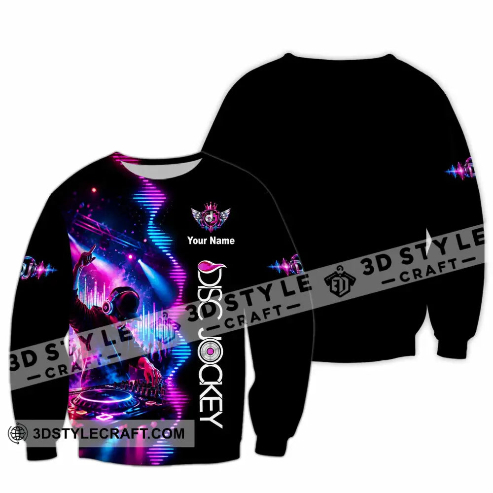 Unisex Shirt - Custom Disc Jockey Shirt - Long Sleeve / S - T-shirt