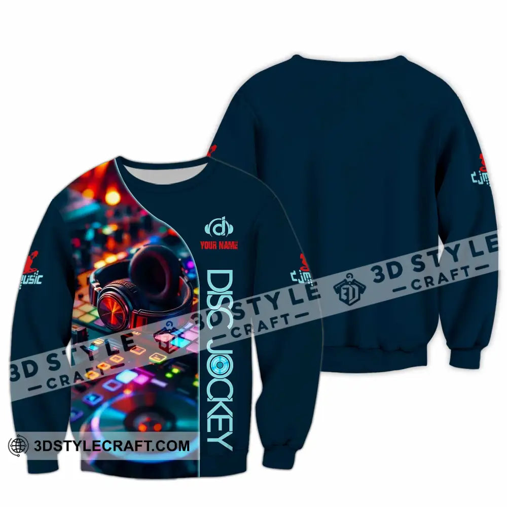 Unisex Shirt - Custom Dics Jockey Party Shirt Long Sleeve / S T-shirt