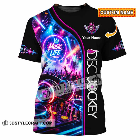 Unisex Shirt - Custom Disc Jockey Shirt style option 1
