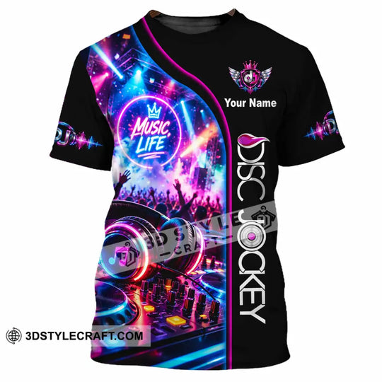 Unisex Shirt - Custom Disc Jockey Shirt style option 2
