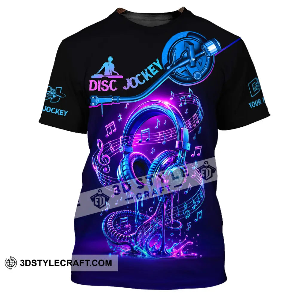Unisex Shirt - Custom Disc Jockey Shirt - T-Shirt / S - T-shirt