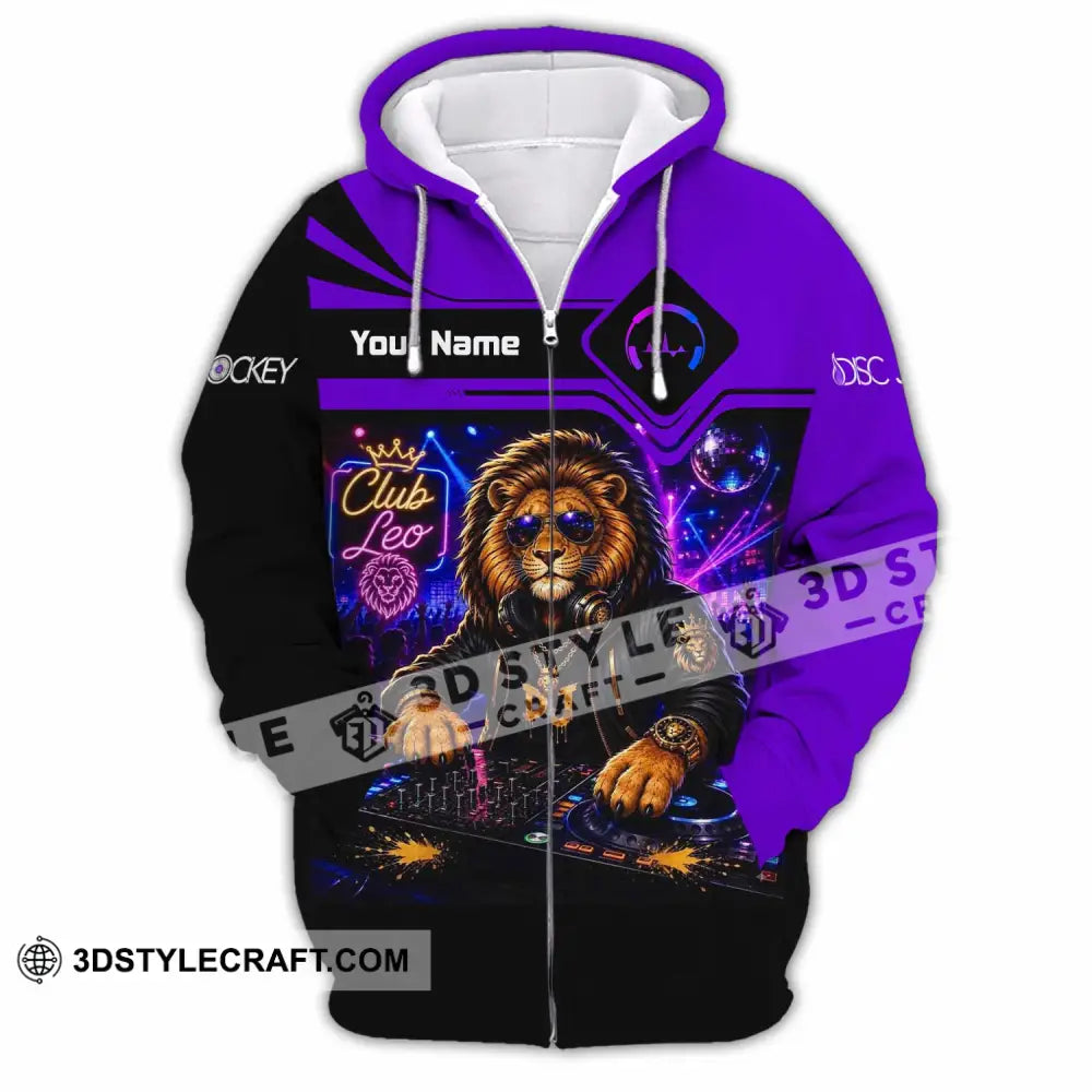Unisex Shirt - Custom Disc Jockey Shirt - Zipper Hoodie / S - T-shirt