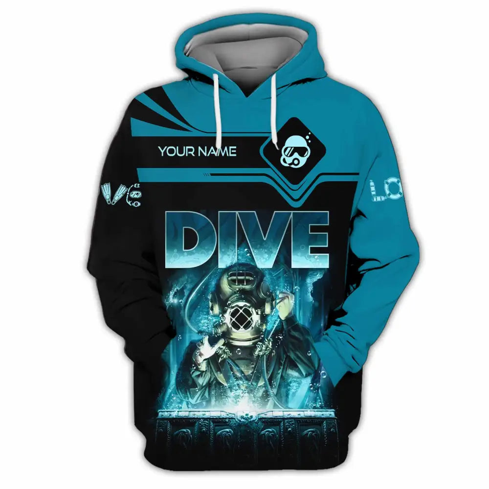 Unisex Shirt - Custom Dive Lover Sport Shirt Hoodie / S T-shirt