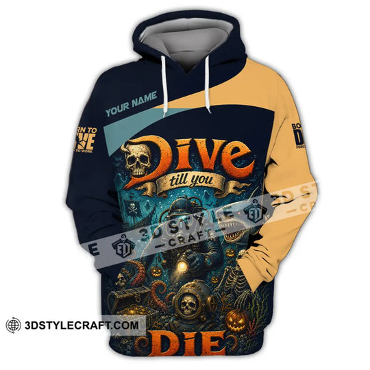 Unisex Shirt - Custom Dive Till You Die Shirt style option 2