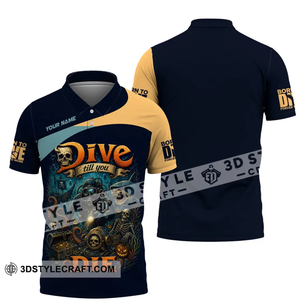 Unisex Shirt - Custom Dive Till You Die Shirt - Polo Shirt / S - T-shirt
