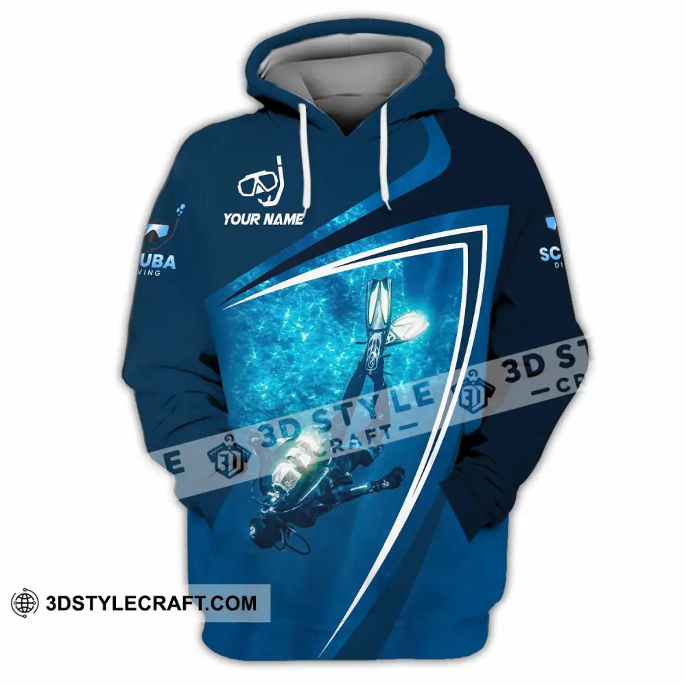 Unisex Shirt - Custom Diving 3D Shirt Hoodie / S T-shirt
