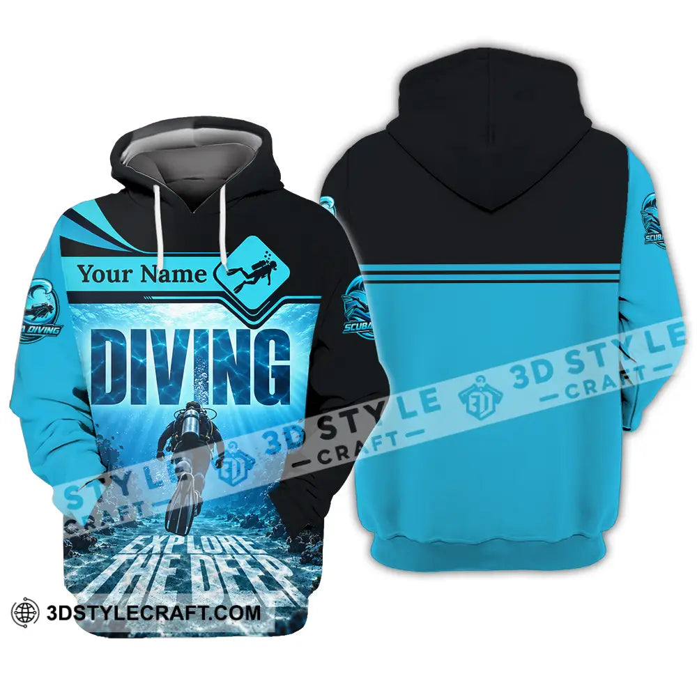 Unisex Shirt - Custom Diving Shirt - Hoodie / S - T-shirt