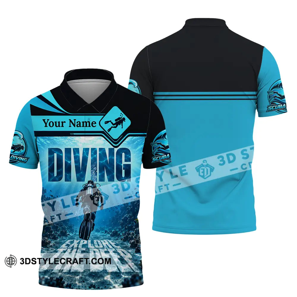Unisex Shirt - Custom Diving Shirt - Polo Shirt / S - T-shirt