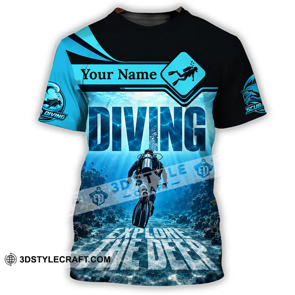 Unisex Shirt - Custom Diving Shirt - T-Shirt / S - T-shirt