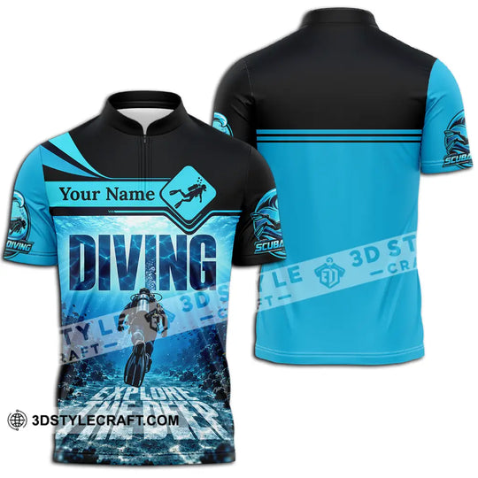 Unisex Shirt - Custom Diving Shirt style option 2