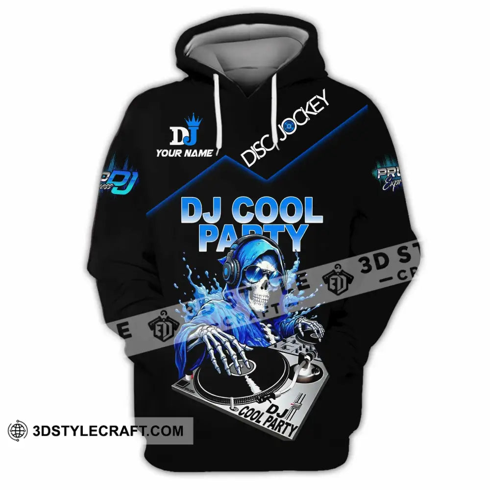 Unisex Shirt - Custom DJ Cool Party 3D Shirt Hoodie / S T-shirt