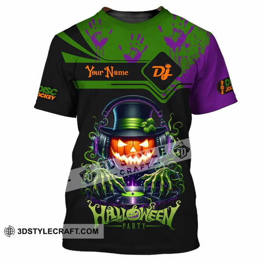 Unisex Shirt - Custom DJ Halloween Party Shirt style option 2