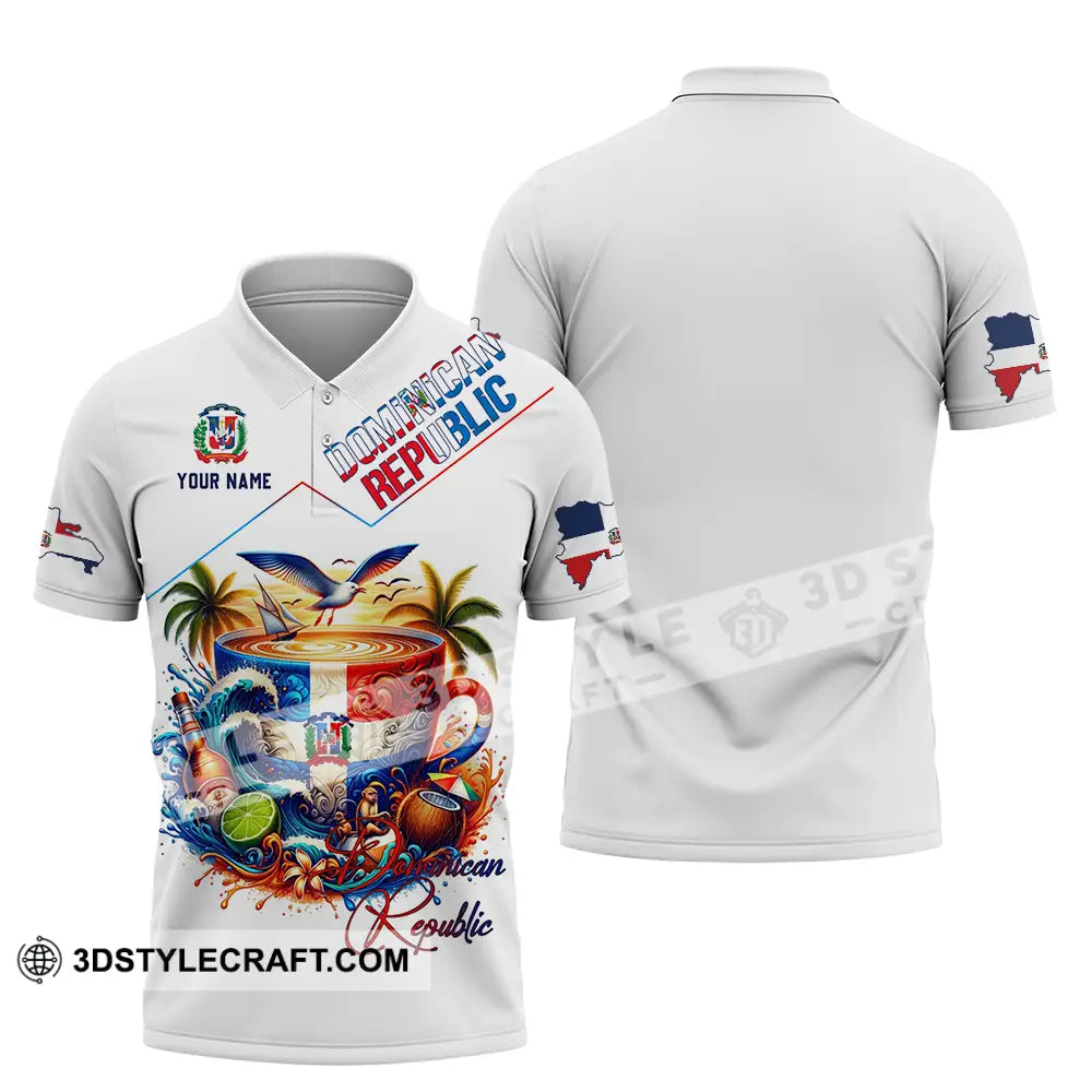 Unisex Shirt - Custom Dominican Republic Shirt Polo Shirt / S T-shirt