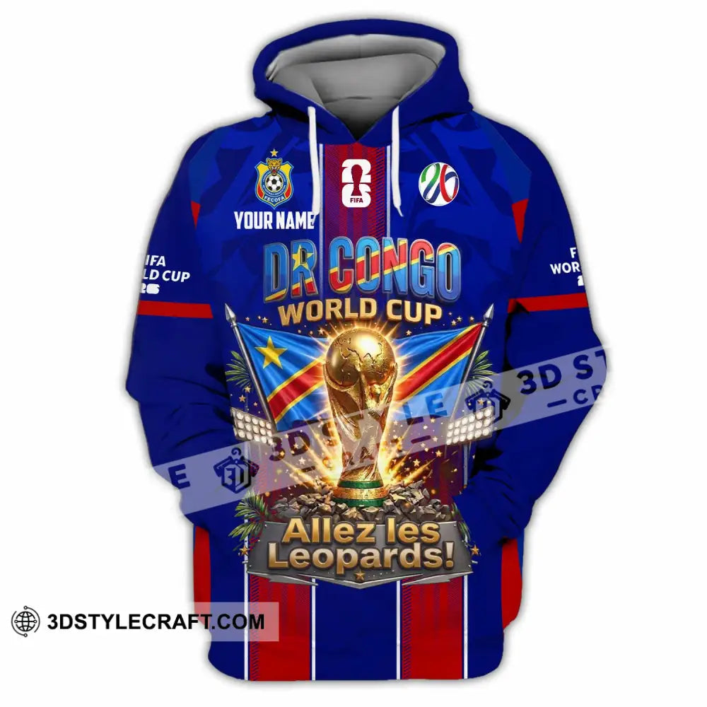 Unisex Shirt - Custom Dr Congo World Cup 2026 Shirt - Hoodie / S - T-shirt