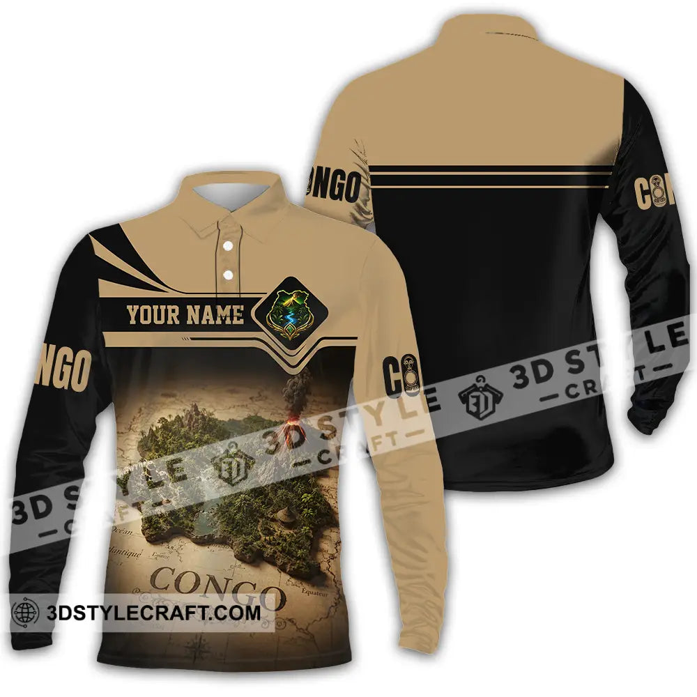 Unisex Shirt - Custom Dr Congo Shirt - Long Sleeve Polo / S - T-shirt
