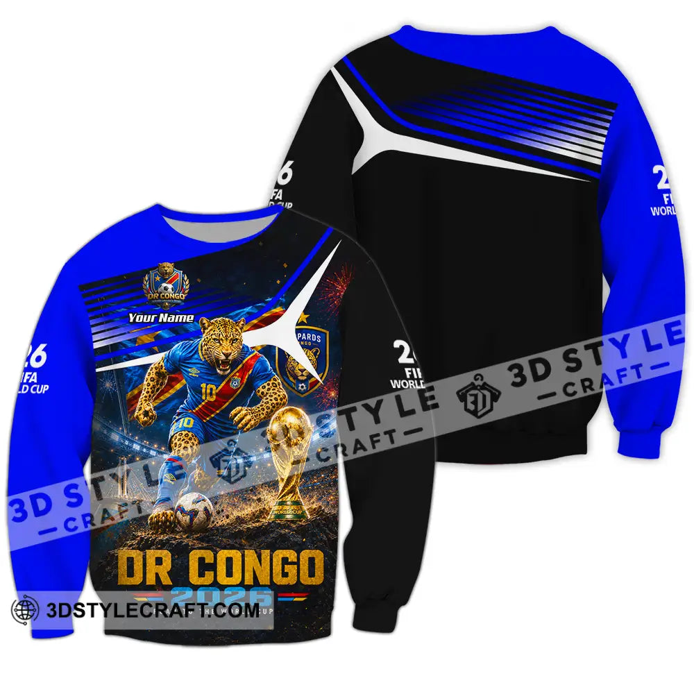 Unisex Shirt - Custom Dr Congo World Cup 2026 Shirt - Long Sleeve / S - T-shirt