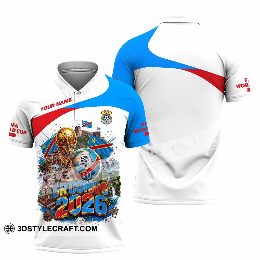 Unisex Shirt - Custom Dr Congo World Cup 2026 Shirt - Polo Shirt / S - T-shirt