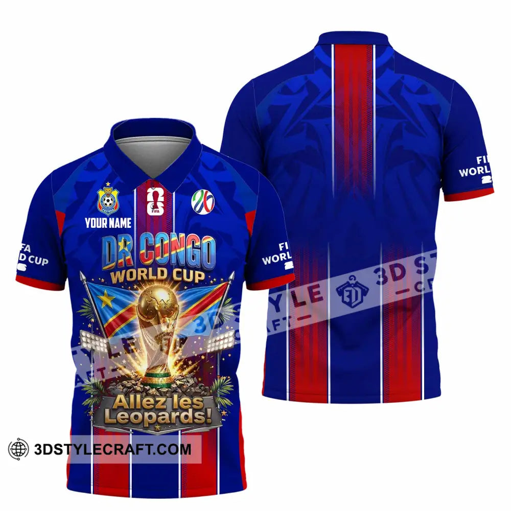 Unisex Shirt - Custom Dr Congo World Cup 2026 Shirt - Polo Shirt / S - T-shirt