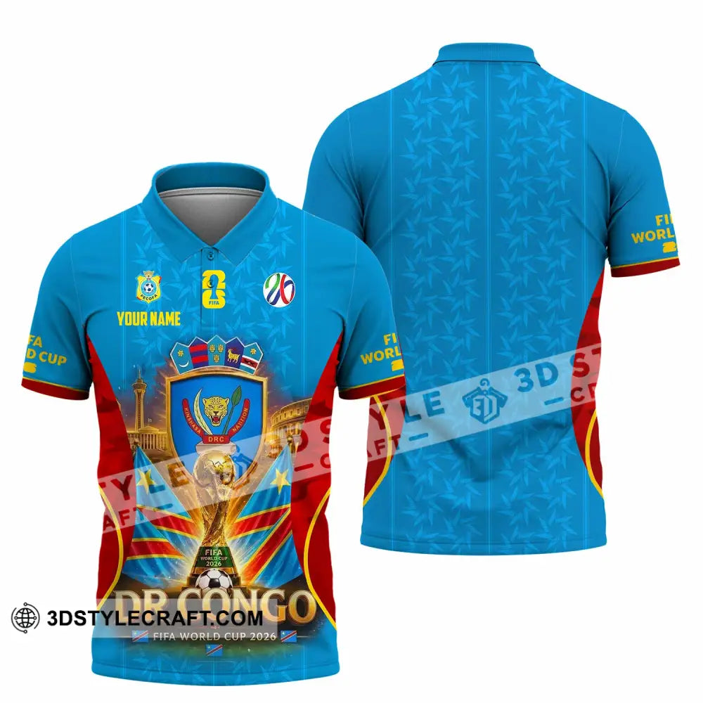 Unisex Shirt - Custom Dr Congo World Cup 2026 Shirt - Polo Shirt / S - T-shirt
