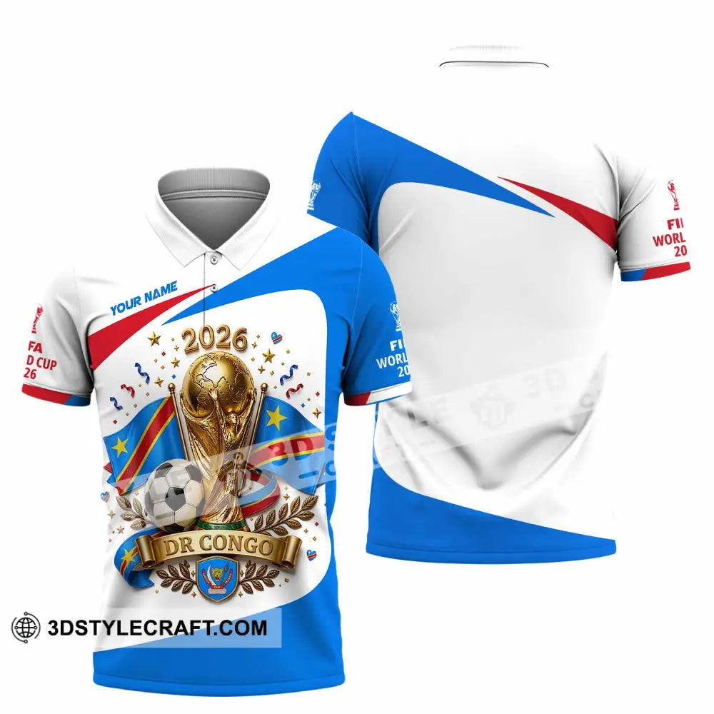 Unisex Shirt - Custom Dr Congo World Cup 2026 Shirt - Polo Shirt / S - T-shirt