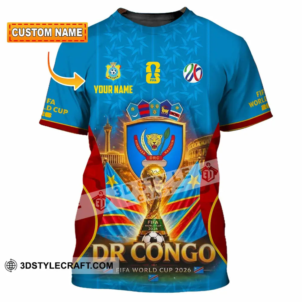 Unisex Shirt - Custom Dr Congo World Cup 2026 Shirt - T-shirt