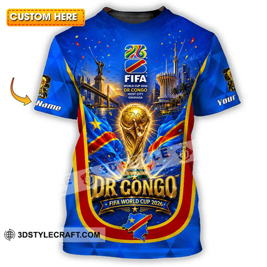 Unisex Shirt - Custom Dr Congo World Cup 2026 Shirt - T-shirt