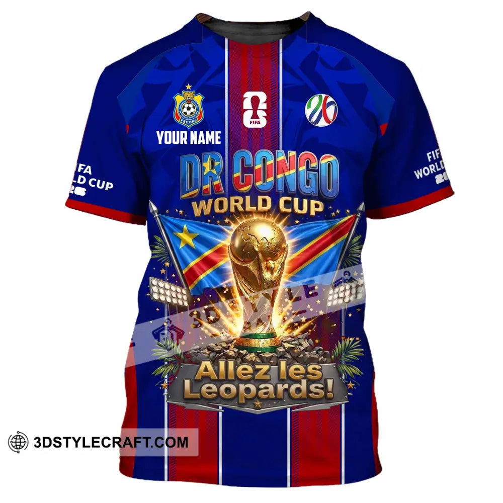Unisex Shirt - Custom Dr Congo World Cup 2026 Shirt - T-Shirt / S - T-shirt