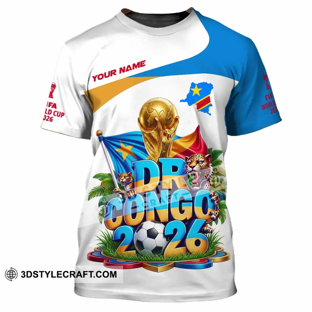 Unisex Shirt - Custom Dr Congo World Cup 2026 Shirt - T-Shirt / S - T-shirt