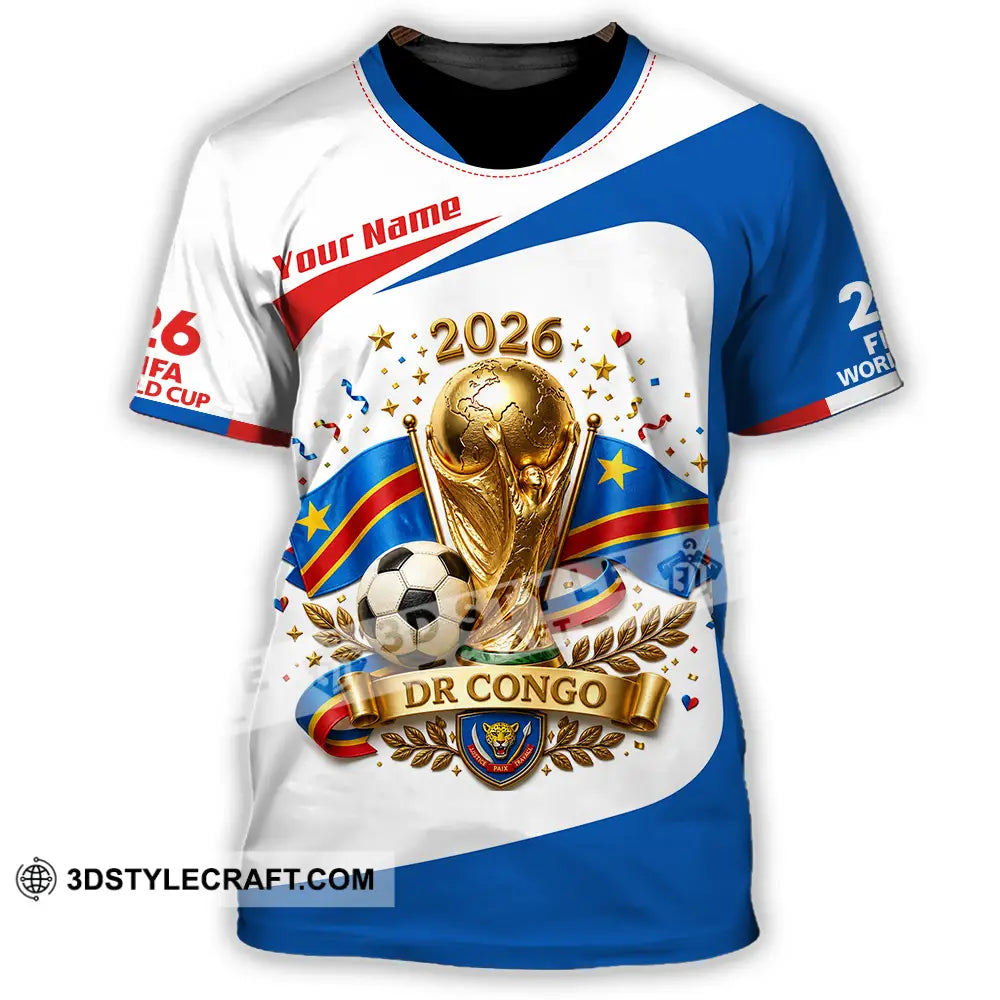 Unisex Shirt - Custom Dr Congo World Cup 2026 Shirt - T-Shirt / S - T-shirt