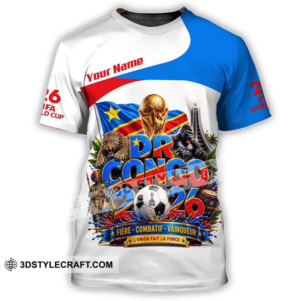 Unisex Shirt - Custom Dr Congo World Cup 2026 Shirt - T-Shirt / S - T-shirt