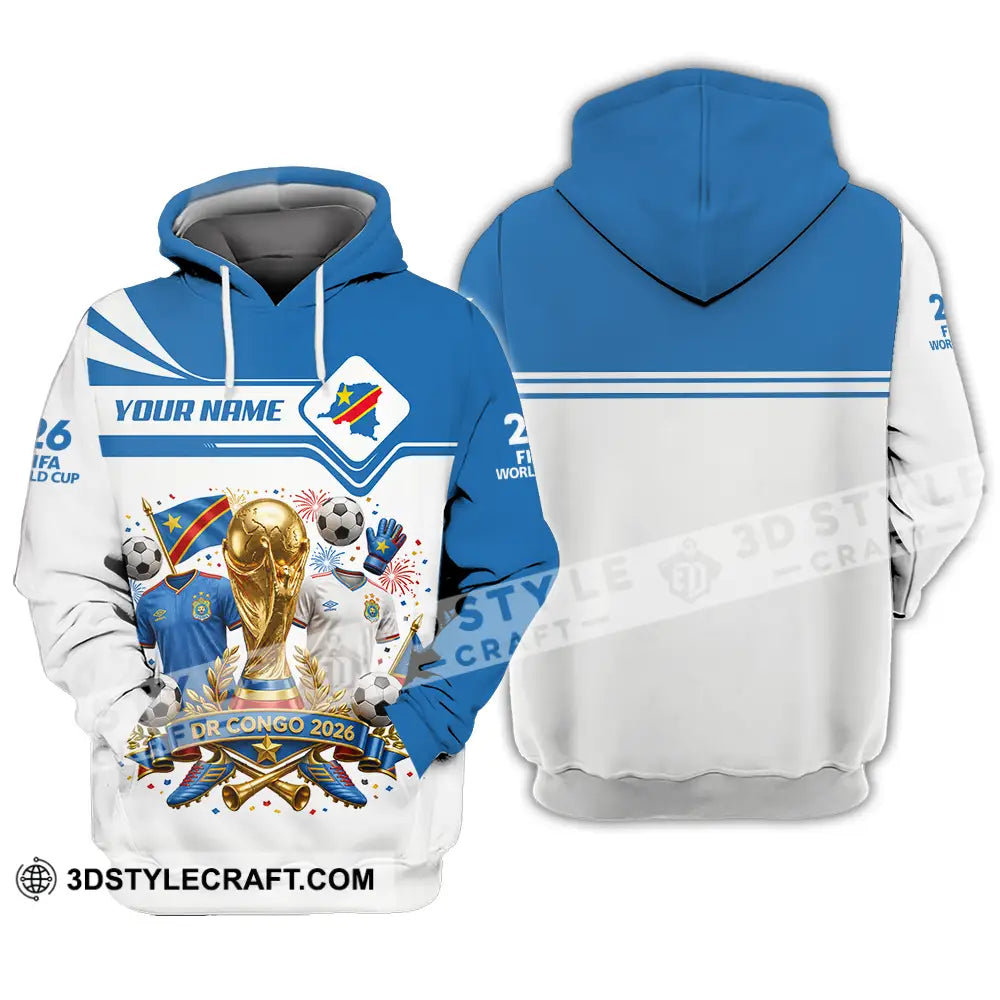 Unisex Shirt - Custom Dr Congo World Cup 2026 Shirt - Hoodie / S - T-shirt