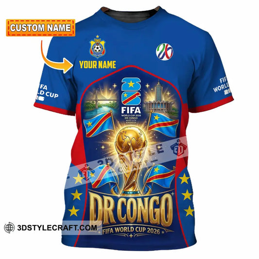 Unisex Shirt - Custom Dr Congo World Cup 2026 Shirt - T-shirt