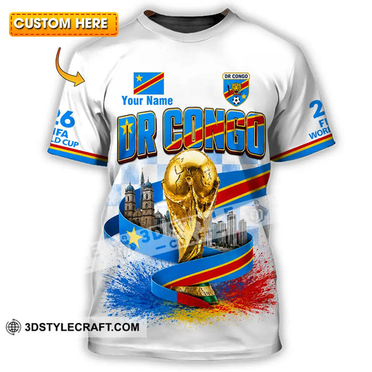 Unisex Shirt - Custom Dr Congo World Cup 2026 Shirt style option 1