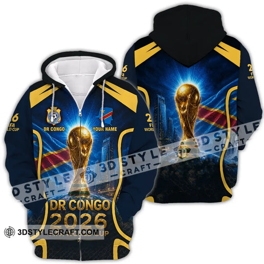 Unisex Shirt - Custom Dr Congo World Cup 2026 Shirt style option 4