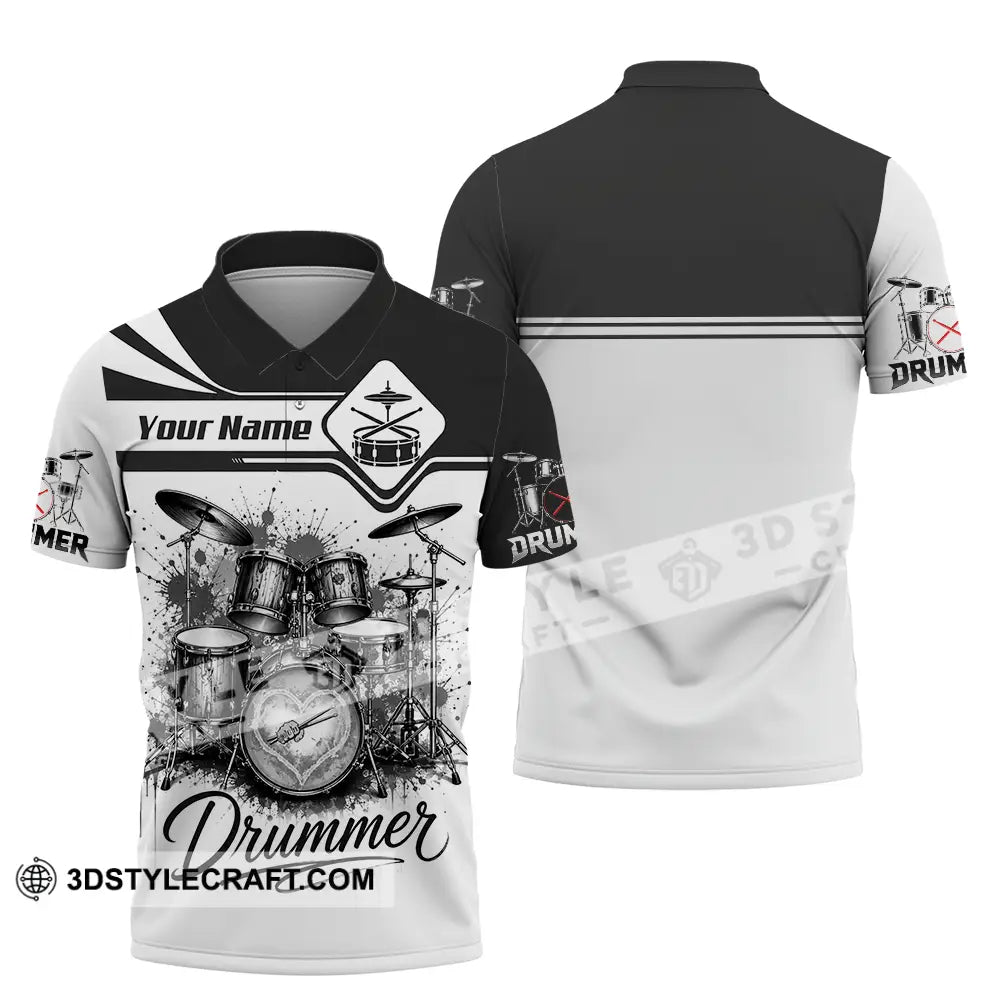 Unisex Shirt - Custom Drummer Shirt - Polo Shirt / S - T-shirt