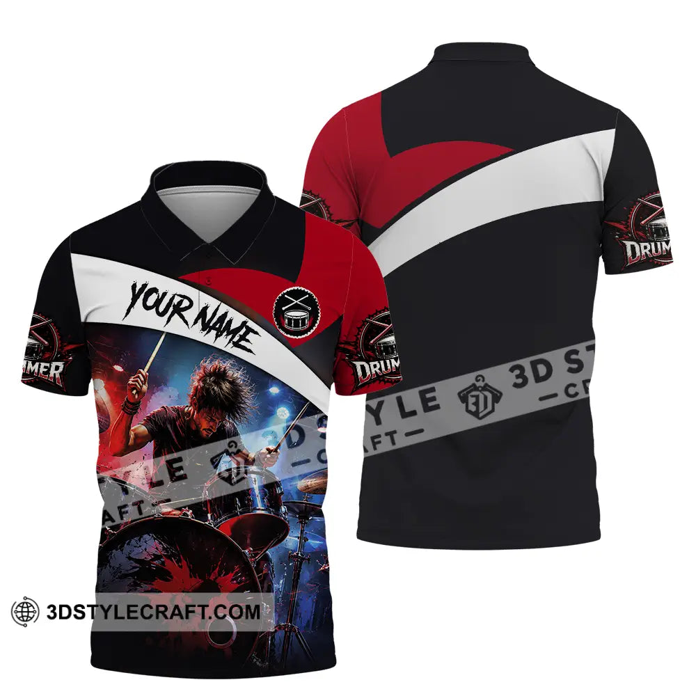 Unisex Shirt - Custom Drummer Shirt - Polo Shirt / S - T-shirt