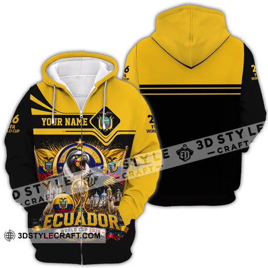 Unisex Shirt - Custom Ecuador World Cup 2026 Shirt style option 4