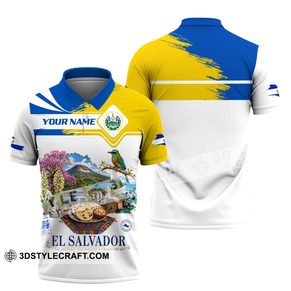 Unisex Shirt - Custom El Salvador Shirt - Polo Shirt / S - T-shirt