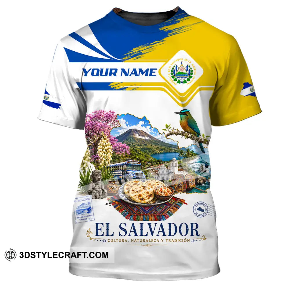Unisex Shirt - Custom El Salvador Shirt - T-Shirt / S - T-shirt